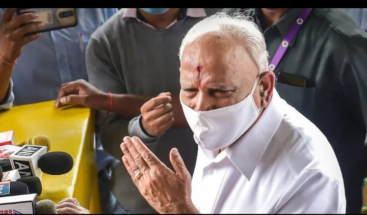 You are currently viewing बी.एस. येदियुरप्पा ने मुख्यमंत्री पद से दिया इस्तीफा