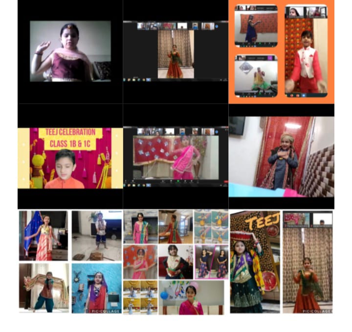 You are currently viewing एपीजे स्कूल में मनाया गया तीज का पर्व 