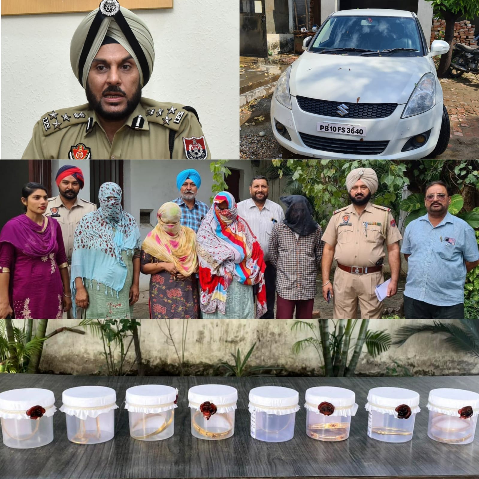 You are currently viewing पंजाब व हरियाणा में कार में बिठाकर 100 से अधिक स्नेचिंग करने वाले गिराेह का भंडाफोड़ ; 3 महिलाओं सहित 4 गिरफ्तार