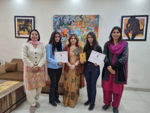 Read more about the article एपीजे कॉलेज ऑफ फाइन आर्ट्स , जालंधर के बीकॉम की जैस्मीन गिल और नम्या कौशल ने केआरएम में आयोजित इंटर कॉलेज डिबेट में हासिल किया तीसरा स्थान