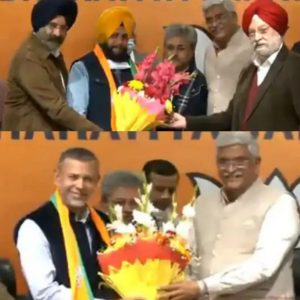 Read more about the article पूर्व कांग्रेस विधायक अरविंद खन्ना और मजीठिया के करीबी यूथ अकाली नेता गुरदीप गोशा BJP में शामिल