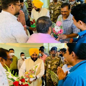 Read more about the article गुजरात पहुंचे पंजाब CM भगवंत मान केजरीवाल के बाद AAP का नया चेहरा बने आज रोड शो के बाद कल स्वामीनारायण मंदिर दर्शन के बाद लौटेंगे