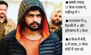 Read more about the article पंजाब लाए लॉरेंस का क्रिमिनल रिकॉर्ड अप्रैल 2010 में क्राइम वर्ल्ड में एंट्री, गैंगस्टर पर 12 साल में 5 राज्यों में 36 केस