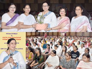 Read more about the article प्रो. अतिमा शर्मा द्विवेदी के प्रेरणास्पद संबोधन ने केएमवी कॉलेजिएट स्कूल के छात्रों का उत्साह बढ़ाया
