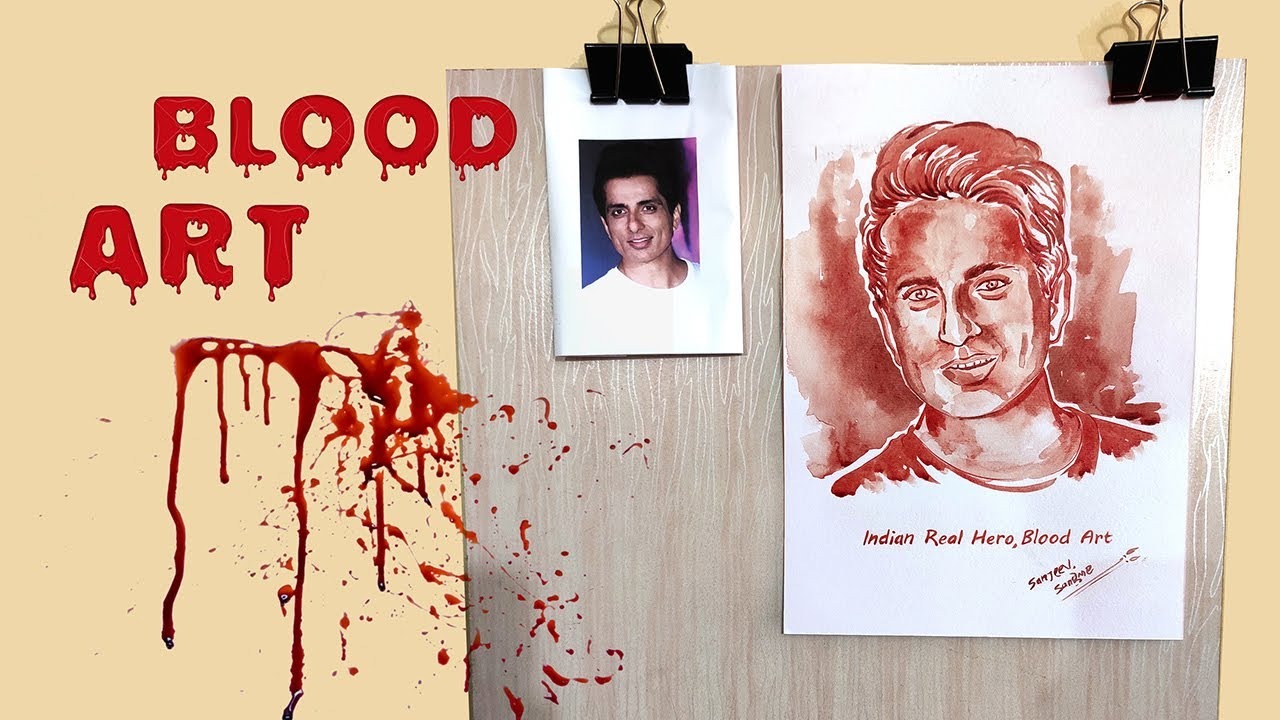You are currently viewing खून निकलवाकर लोग गिफ्ट कर रहे ब्लड पेंटिंग तमिलनाडु सरकार ने लगाया बैन आखिर क्यों बढ़ रहा है इसका क्रेज?