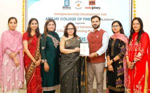 Read more about the article एपीजे कॉलेज ऑफ फाइन आर्ट्स जालंधर के (EDC) सेल एवं IIM कोलकत्ता के संयुक्त सौजन्य से ‘एंटरप्रेन्योरशिप’ विषय पर पांच दिवसीय वर्कशाप का समापन-समारोह || 5 day workshop on 'Entrepreneurship' conducted in collaboration with IIM, Calcutta got concluded